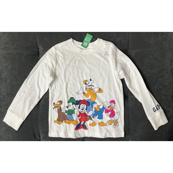Gap For Good Size 5 Organic Cotton Disney And Friends Long Sleeve Shirt - Picture 1 of 6
